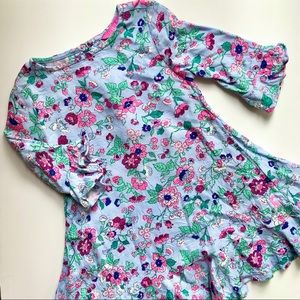 Joules Blue Floral Dress Spring Easter